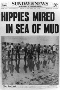 Hippies Mired in Sea of Mud
