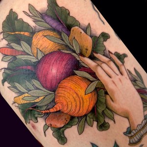 vegetable tattoos